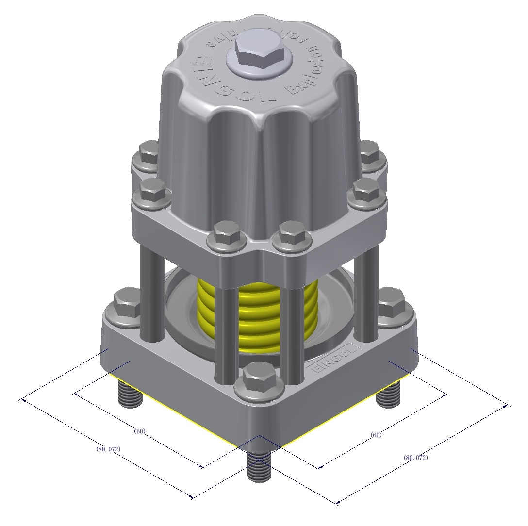 Explosion relief valve